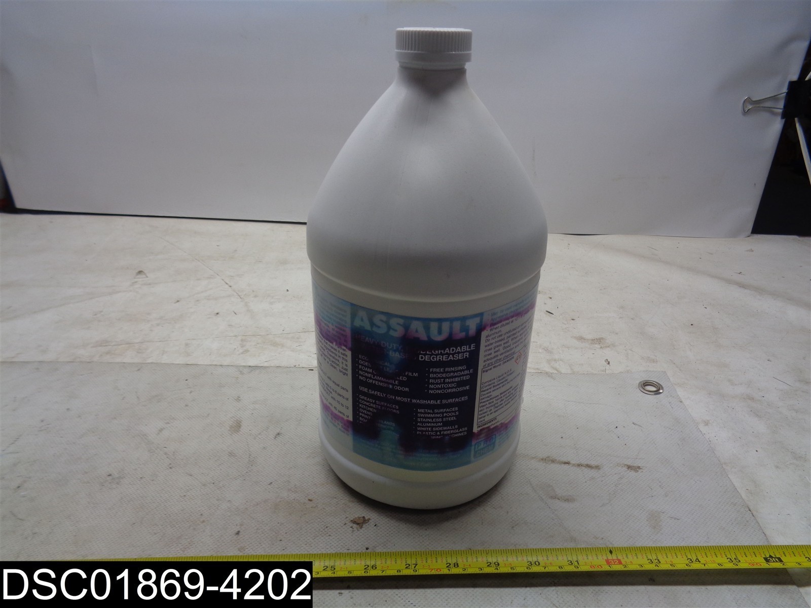 QTY=2Gal (2 X 1Gal) Assault Heavy Duty Biodegradable Water Based Degreaser