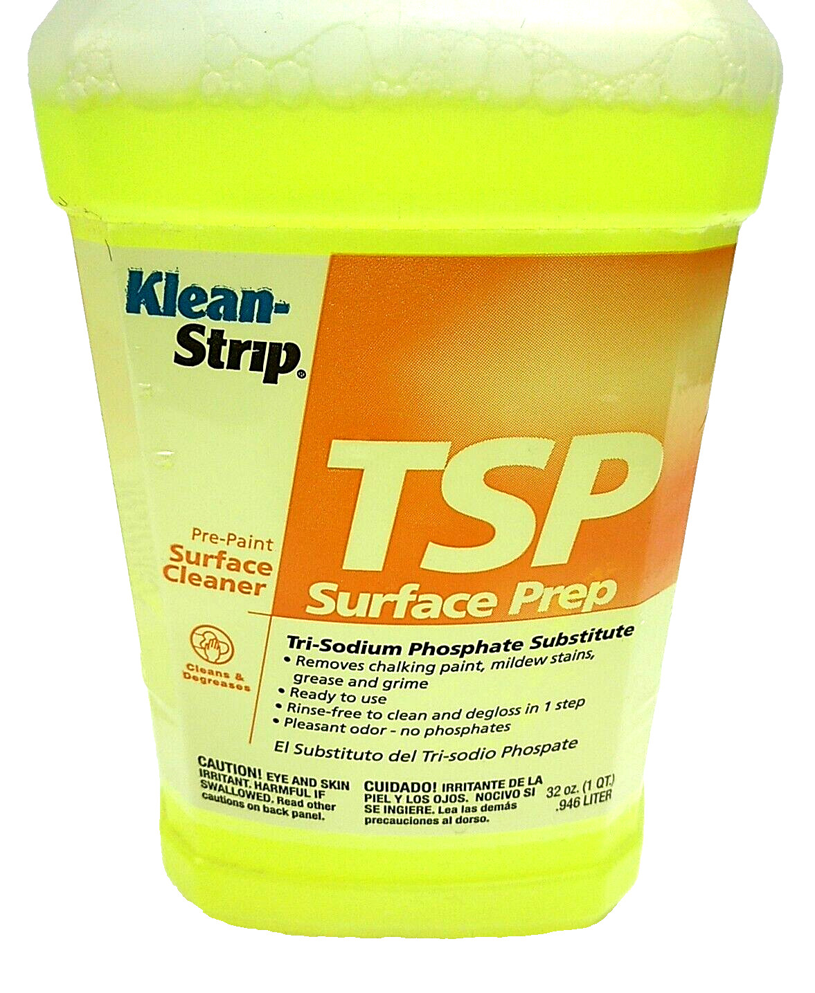Klean Strip TSP Substitute Cleaner 32 oz Each 2 Bottles Prepaint Surface Cleaner