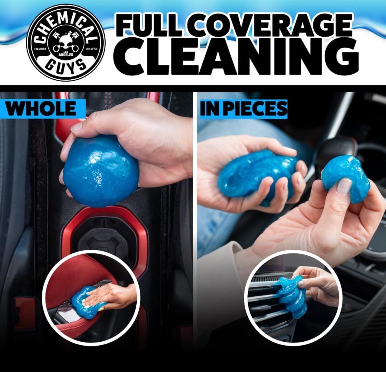 Sticky Icky Car Cleaning Gel, Green Apple scent