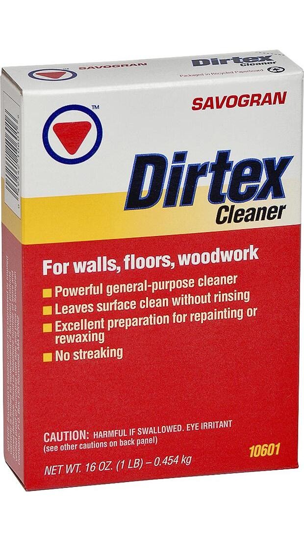 Dirtex 10601 Cleaner, 1 lb Box, Solid, Orange