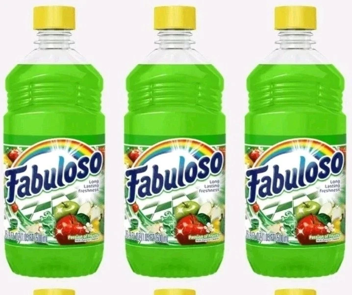 3 Packs Fabuloso Passion of Fruits Multi-Purpose Cleaner,