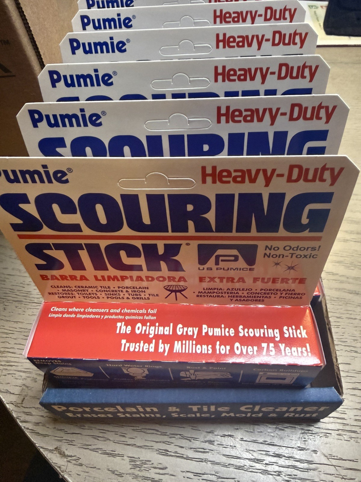 Pumie Hdw-12T Heavy-Duty Scouring Stick (Pack Of 12) No Odors Non Toxic Cleaner