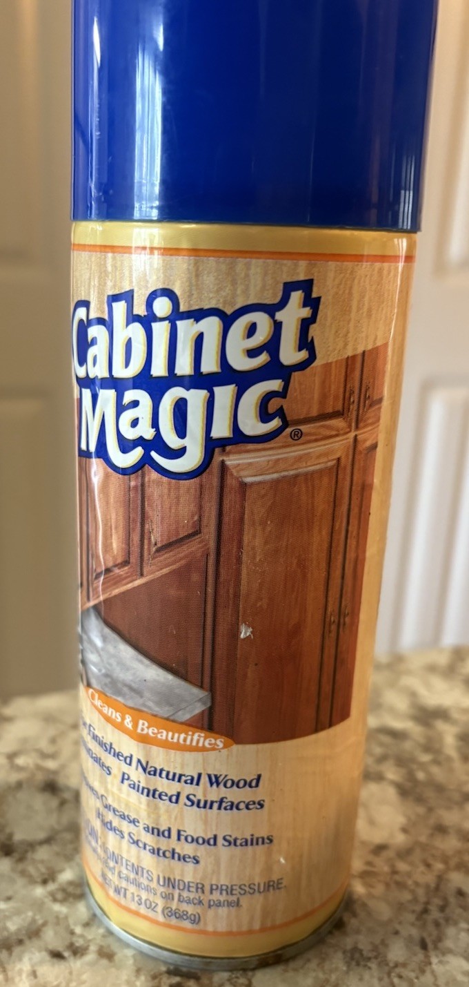 Vintage Orginal Cabinet Magic Cleaner Aerosol Spray Can Cleans Beautifies 13 Oz