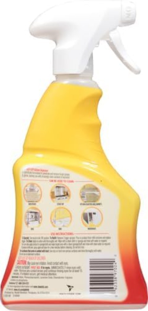 Powerful 16 Fl Oz Degreaser Spray – NSF Certified Lemon Cleaner for Kitchens