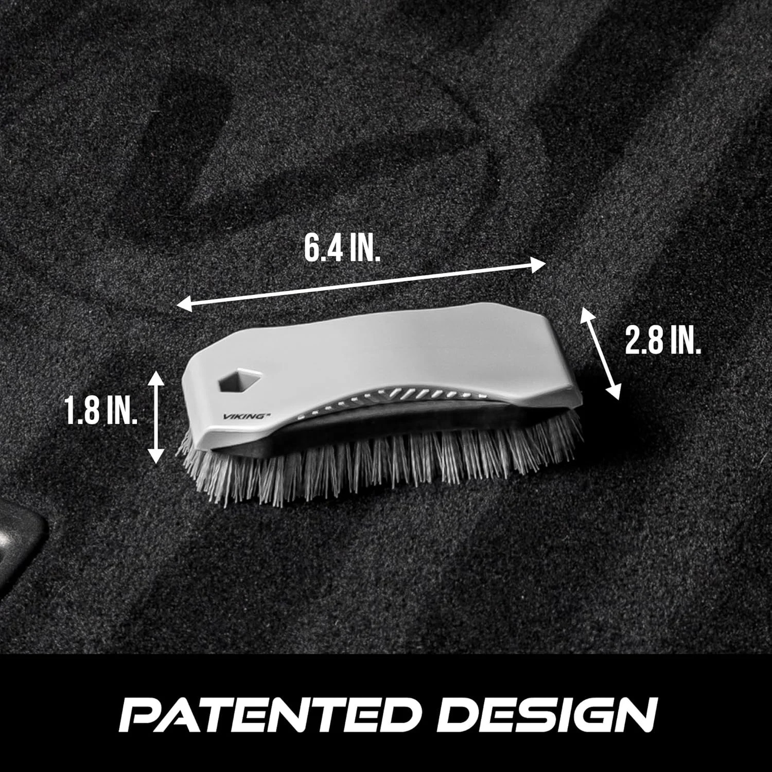 VIKING Carpet Cleaning and Scrub Brush for Floor Mats, Cleaning Brush for Car In
