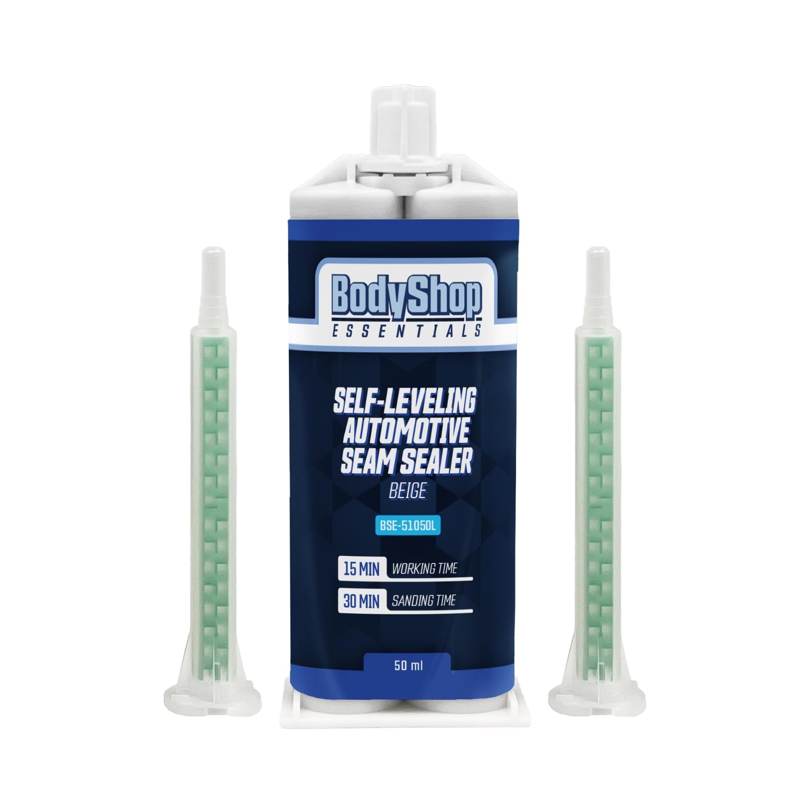 BodyShop Essentials Self-Leveling Automotive Seam Sealer Cartridge 50ml – Beige