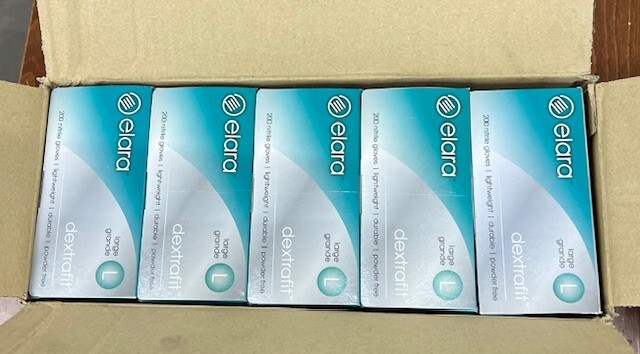 Elara FL204 Natrufit Powder Free Phthalate Free PVC Free BPA LARGE-5 PACKS 1000