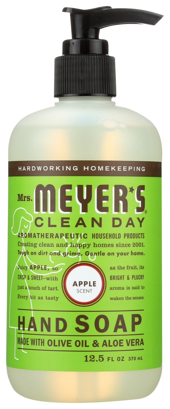 Mrs. Meyer’S Apple Scent Hand Soap 12.5 Fluid Ounce Clean Day Oz 6 Pack
