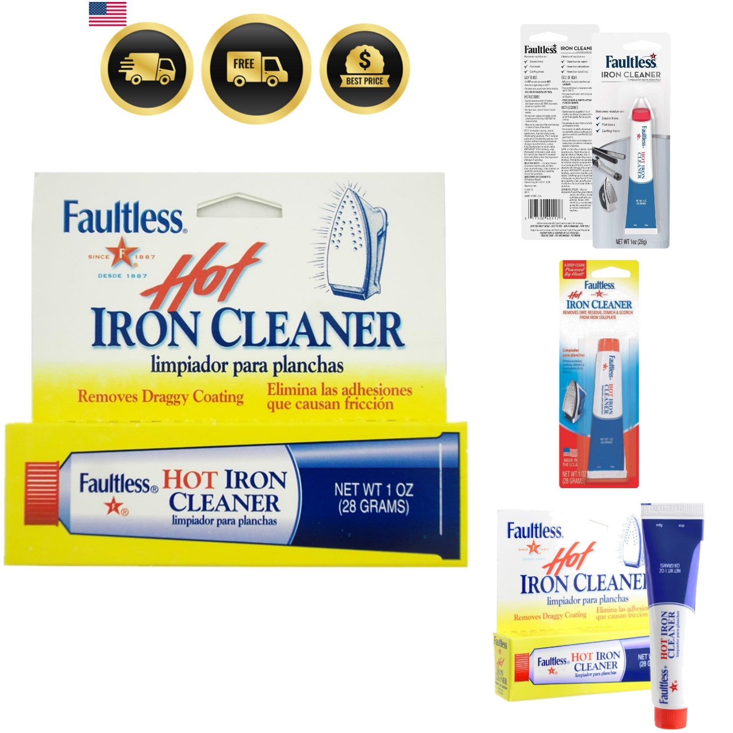 Starch 40110 Hot Iron Cleaner1oz 28 Grams