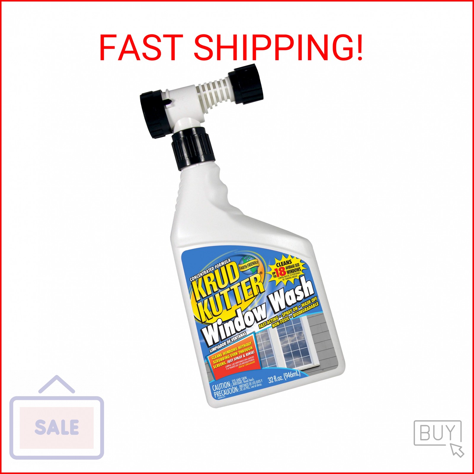Krud Kutter WW32H4 Window Wash, 32 oz