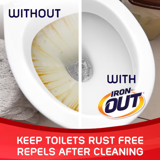 Iron OUT Automatic Toilet Bowl Cleaner, Toilet Cleaner, Pack of 1, 6 Tablets,