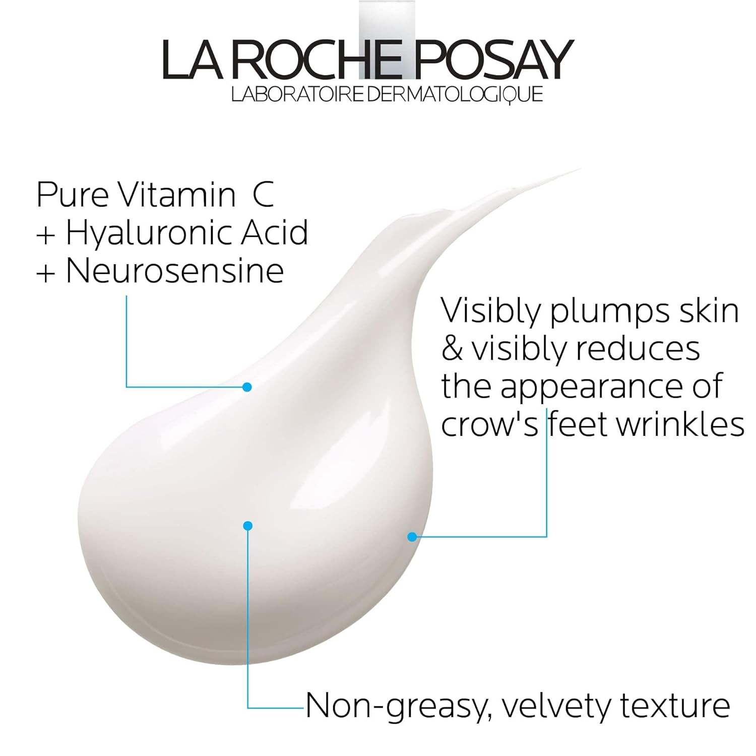 La Roche-Posay Redermic C Pure Vitamin C Eye Cream with Hyaluronic Acid to Red