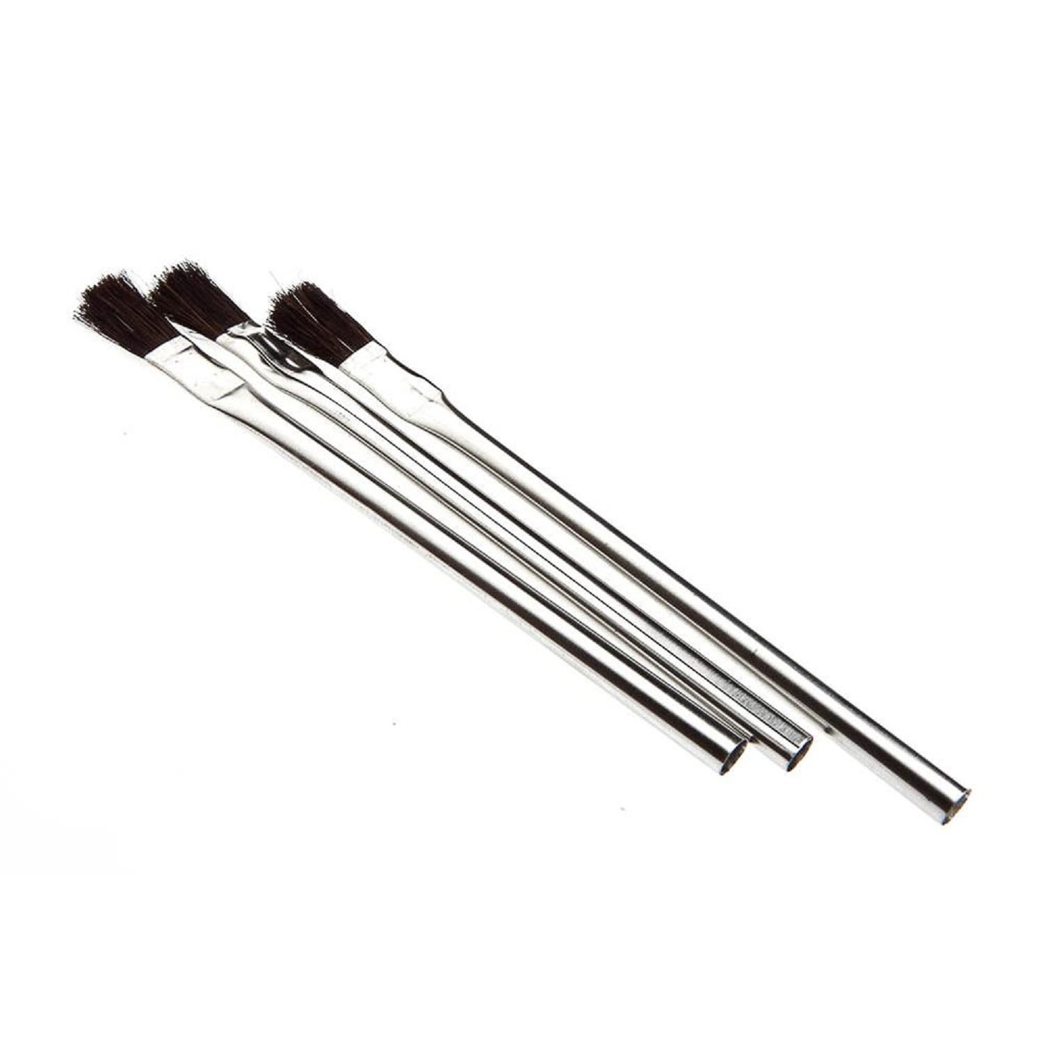 Forney 60300 Horsehair Silver Solder Flex Brush 6 L x 1/2 W in. with Tin Handle