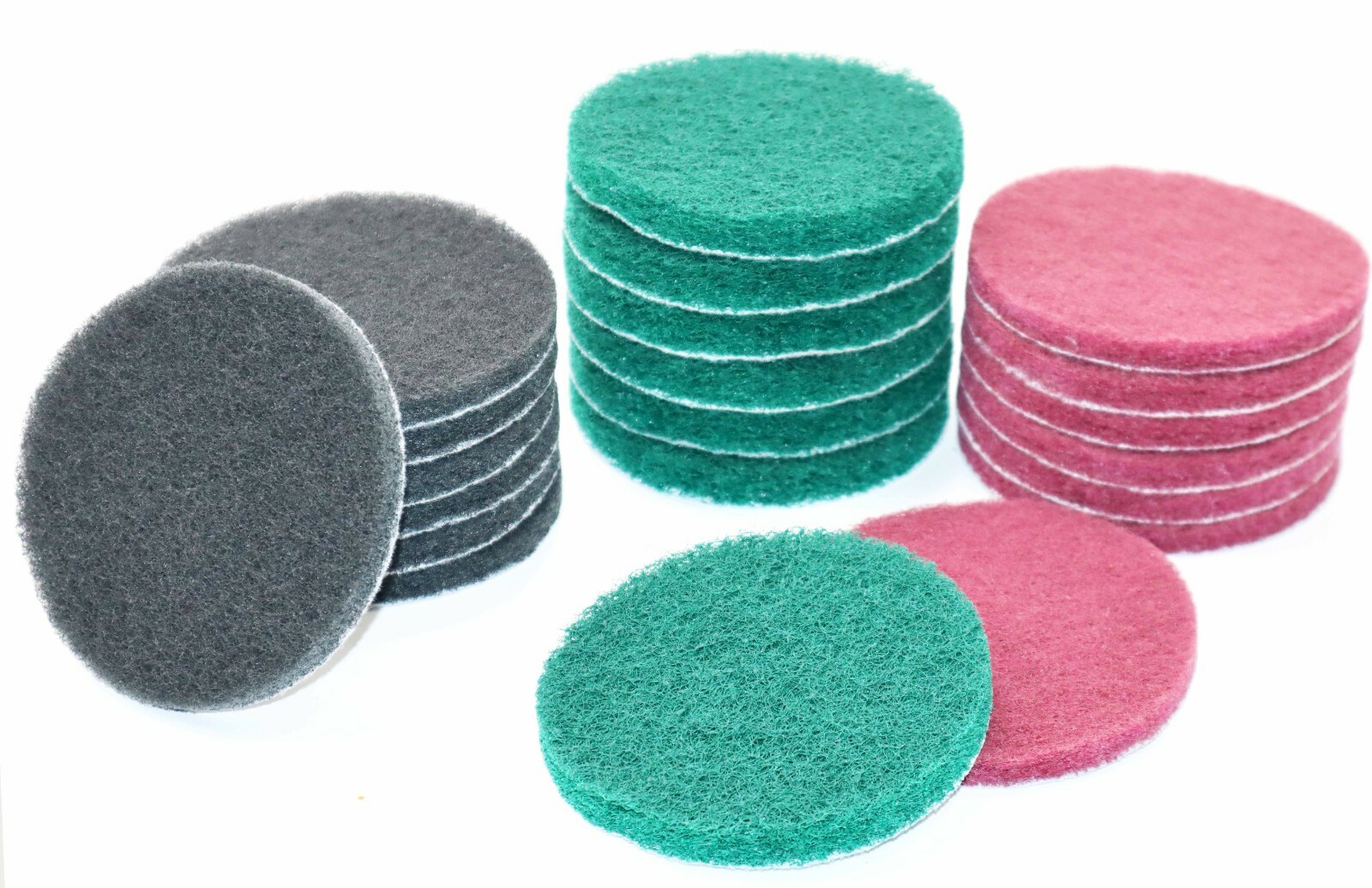 21pc Drill Brush Replacement Scour Pads 4″ for Tub & Tile Power Scrubber Driver