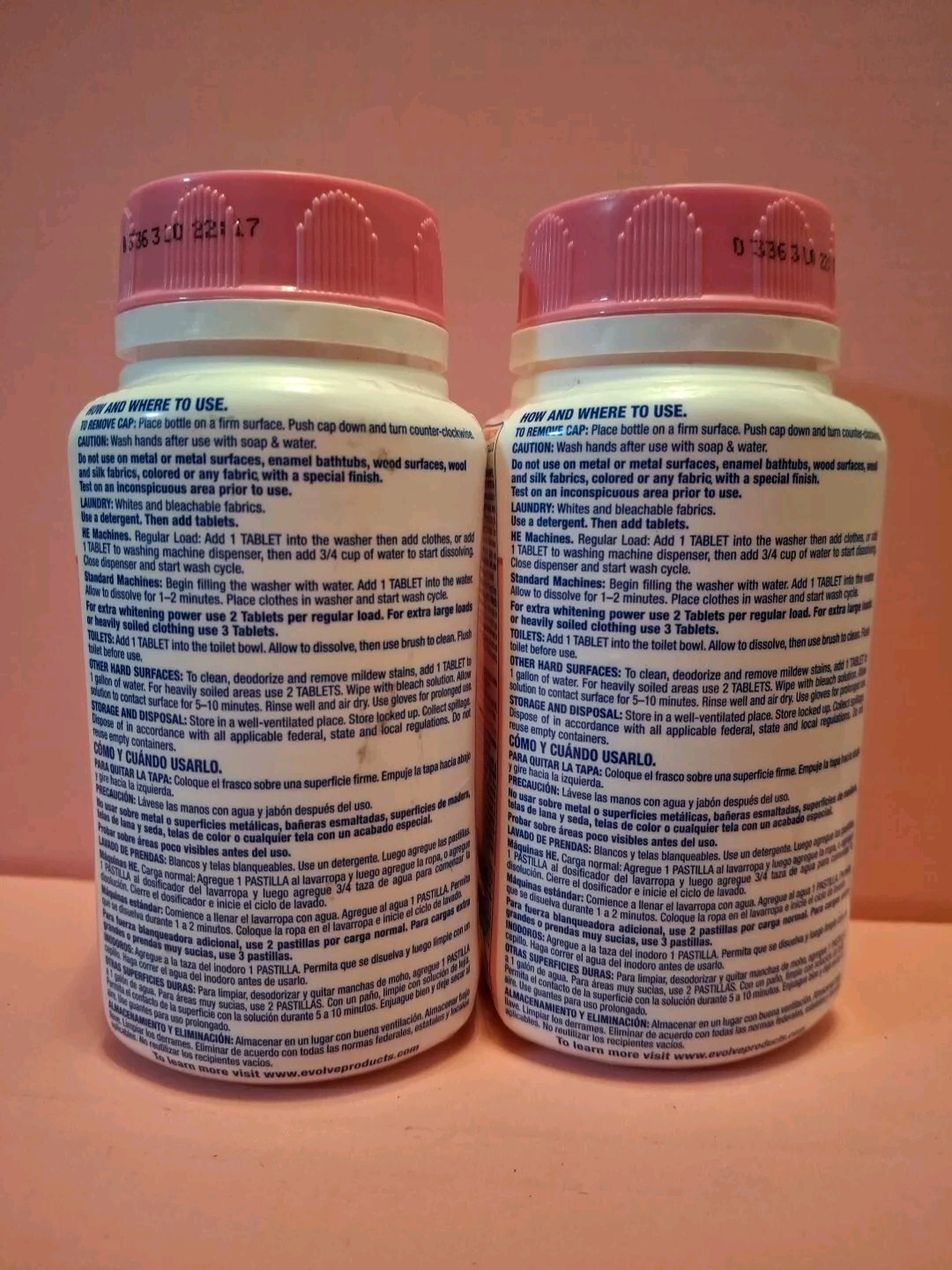 EVOLVE Linen Breeze, Meadow Breeze Scents Concentrated Whiteners. Lot of 2.