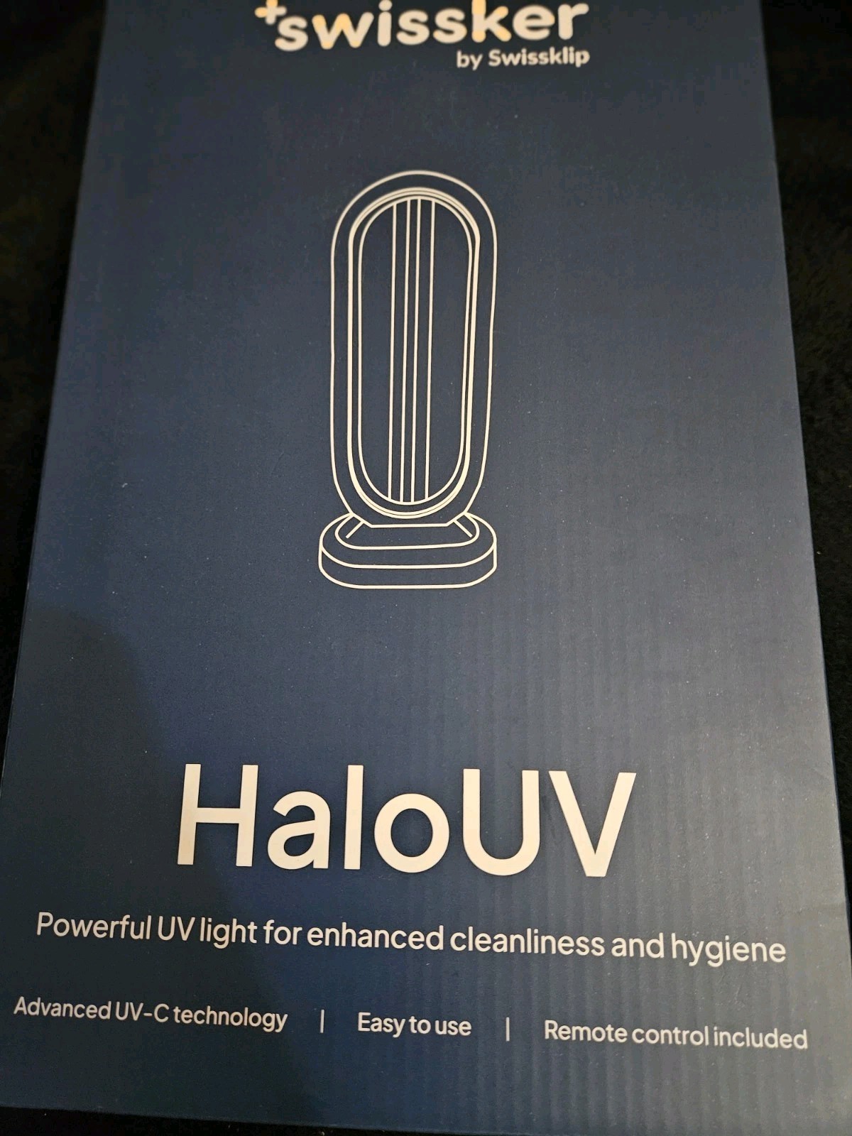 Swissklip HaloClean UV Original, Home Disinfection Device Dust Mites Remover CIB
