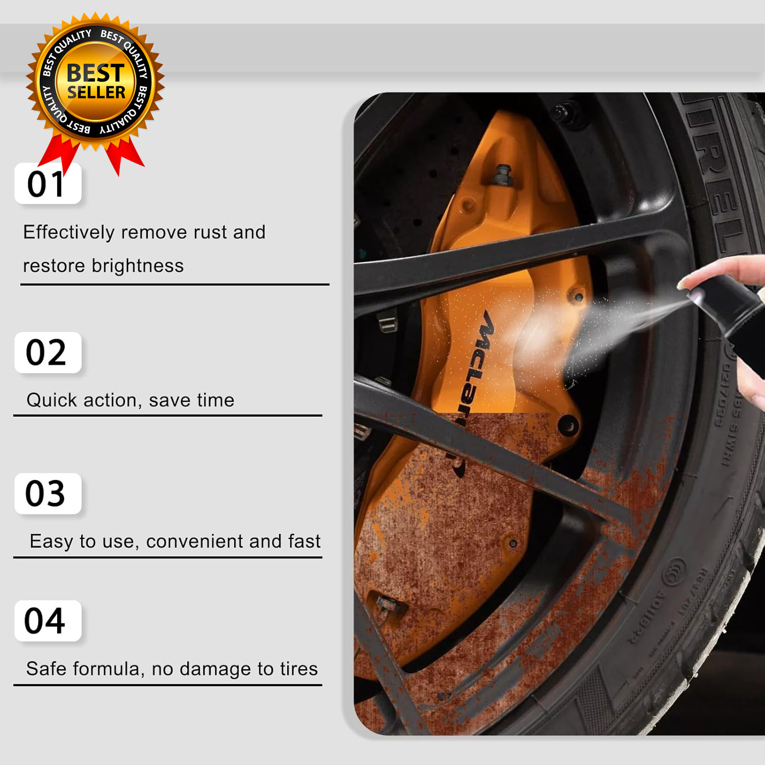 2PCS Nexa Rust Remover Spray Rust Remover for Metal Nexa 2.0 anti Rusts Iron Out