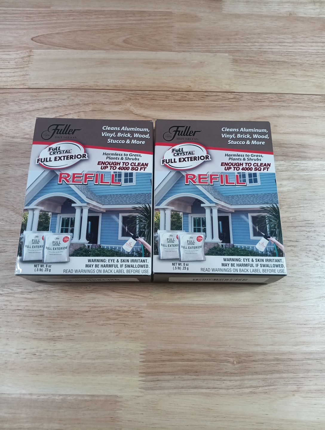 2 Fuller Full Crystal Exterior Cleaner Aluminum, Vinyl Brick Wood Stucco New