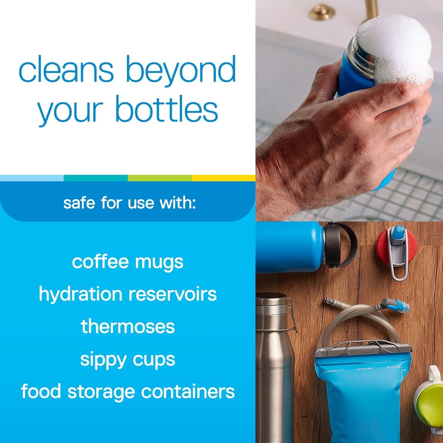 Bottle Bright – Clean Stainless Steel, Thermos, Tumbler PACK OF 2