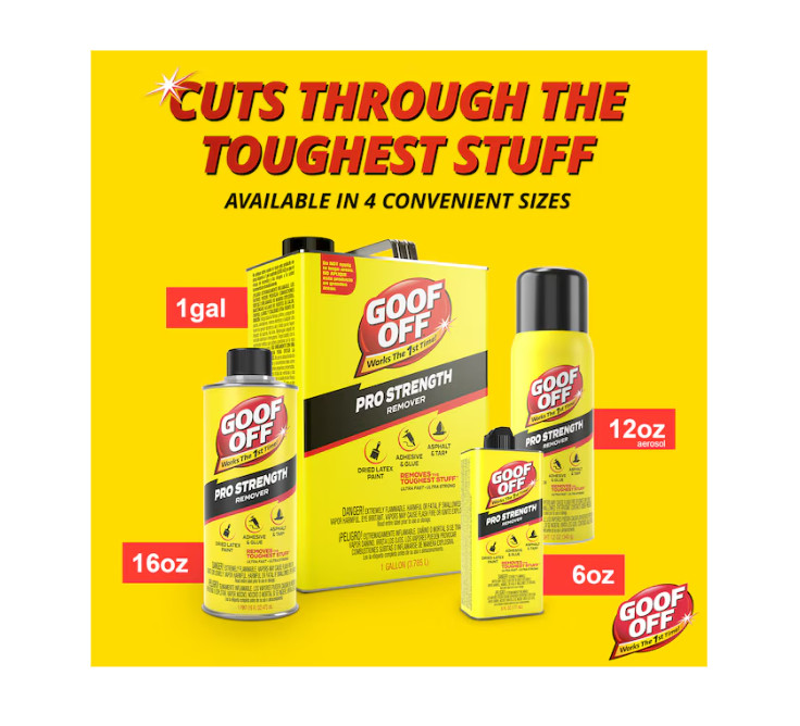 Goof Off 16 Fluid ounce(s) Adhesive Remover