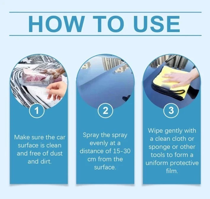 Advanced Car Quick-Acting Coating Agent Spray,Car Coating Spray,Multi-functional