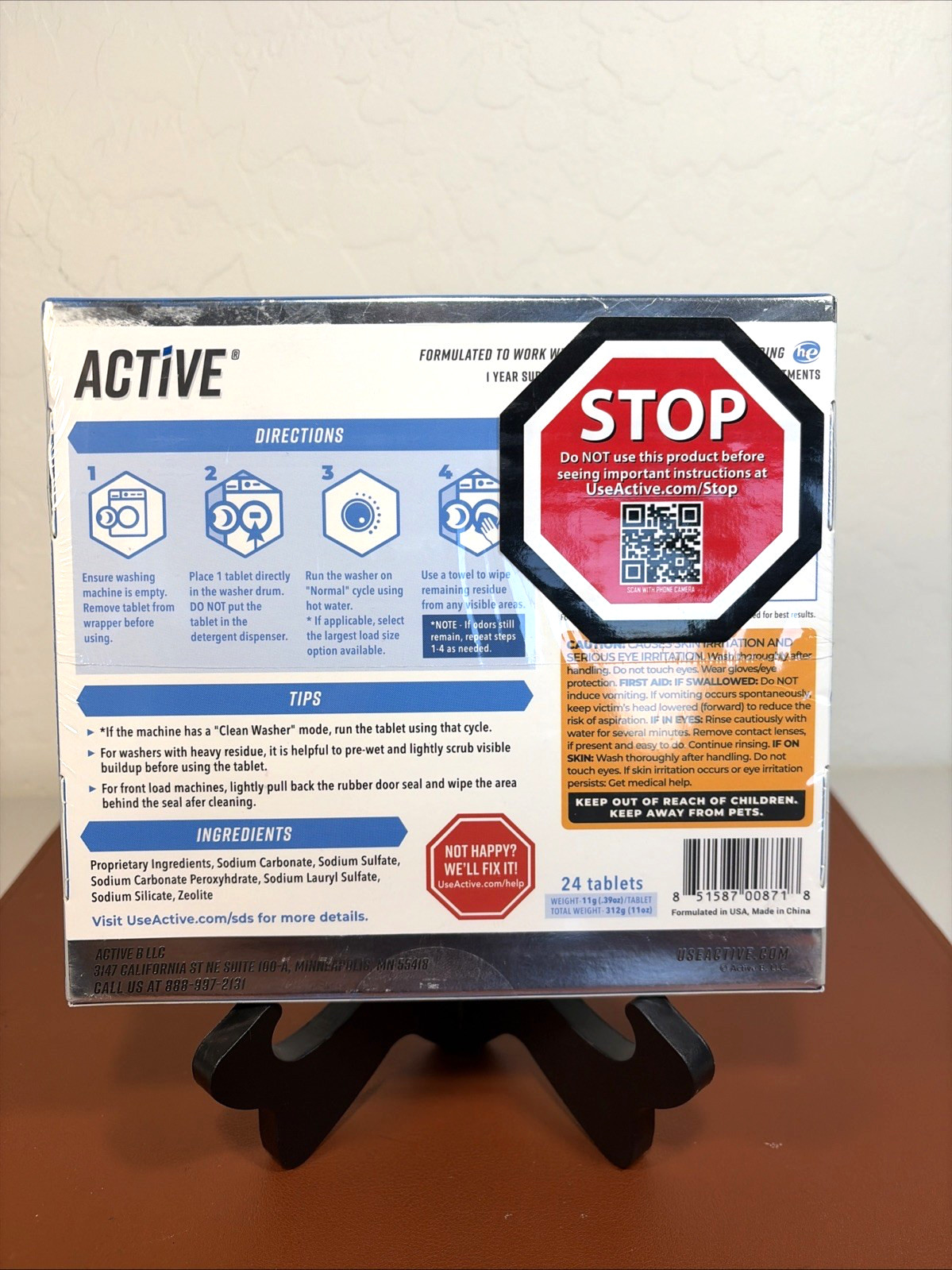 Active Washing Machine | Dishwasher | Wipes Cleaner Lot | All New & Sealed