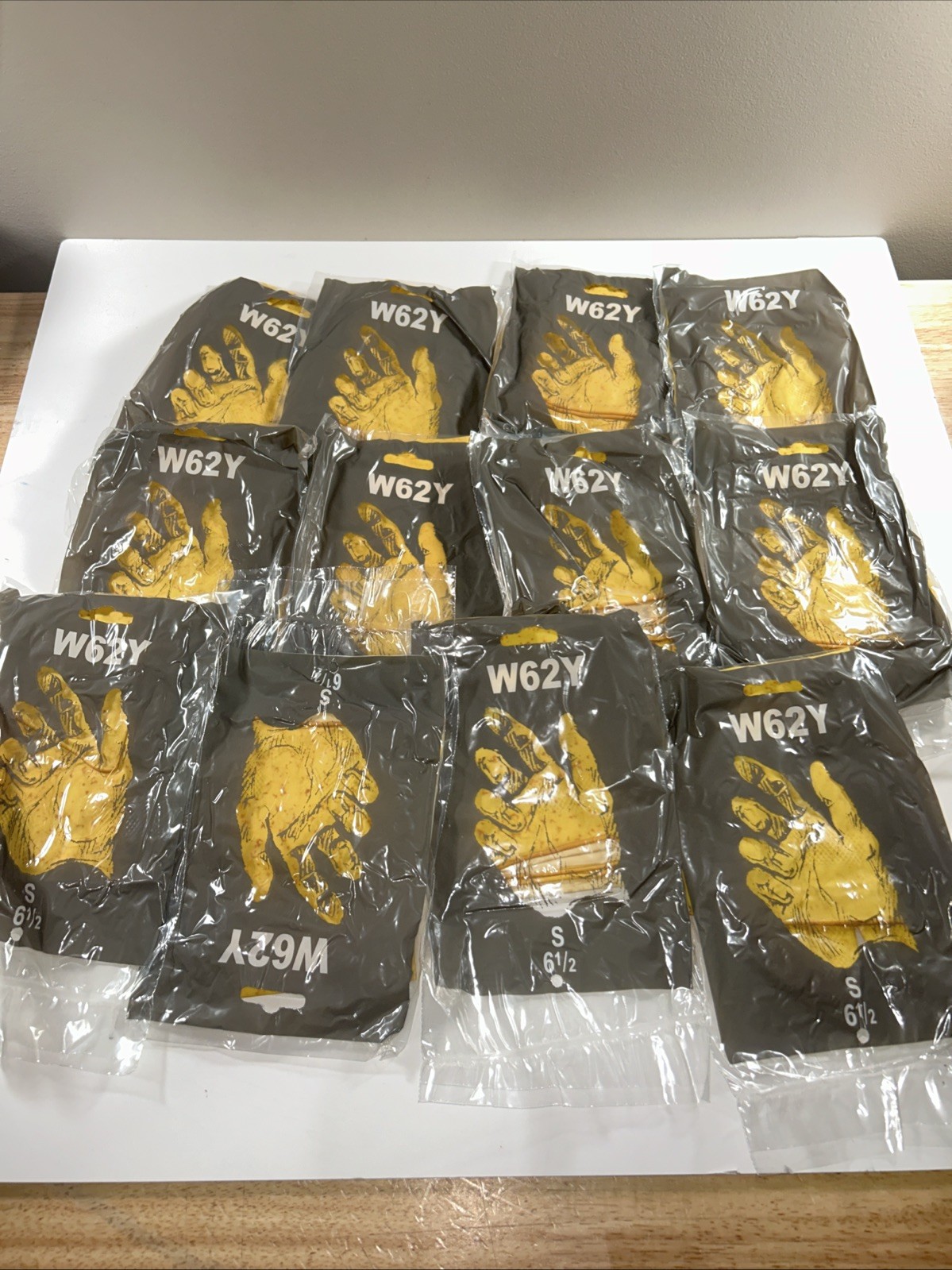 Marigold Industrial Yellow Rubber Gloves W62Y Size: Small 12 Pairs NEW!