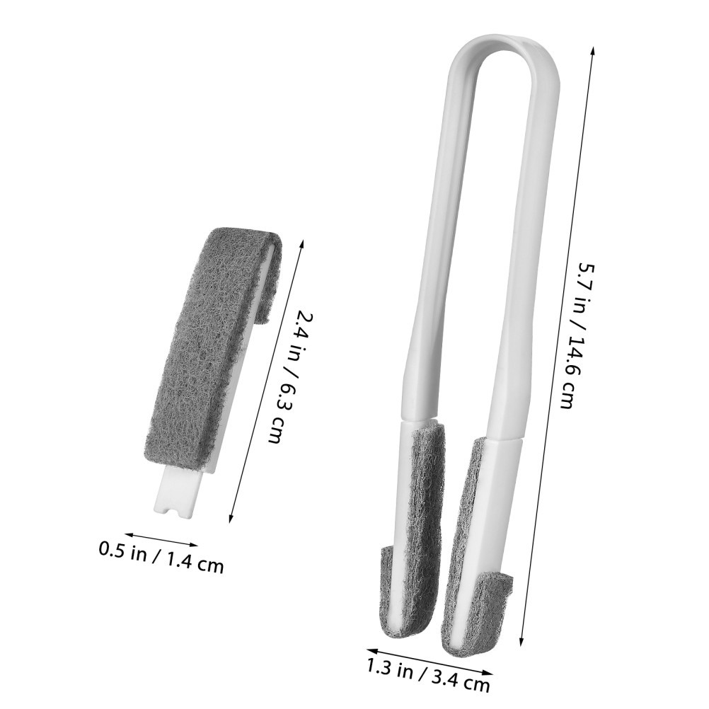 1 Set Double Sided Blind Cleaner Duster for Window Fan Vent Cleaning Tool