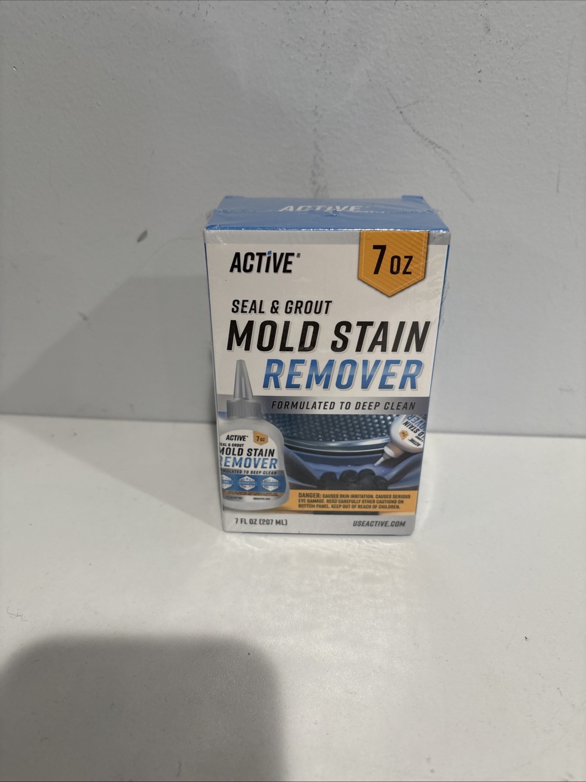 Active MOLD STAIN REMOVER Seal and Grout Deep Clean 7oz NEW SEALED