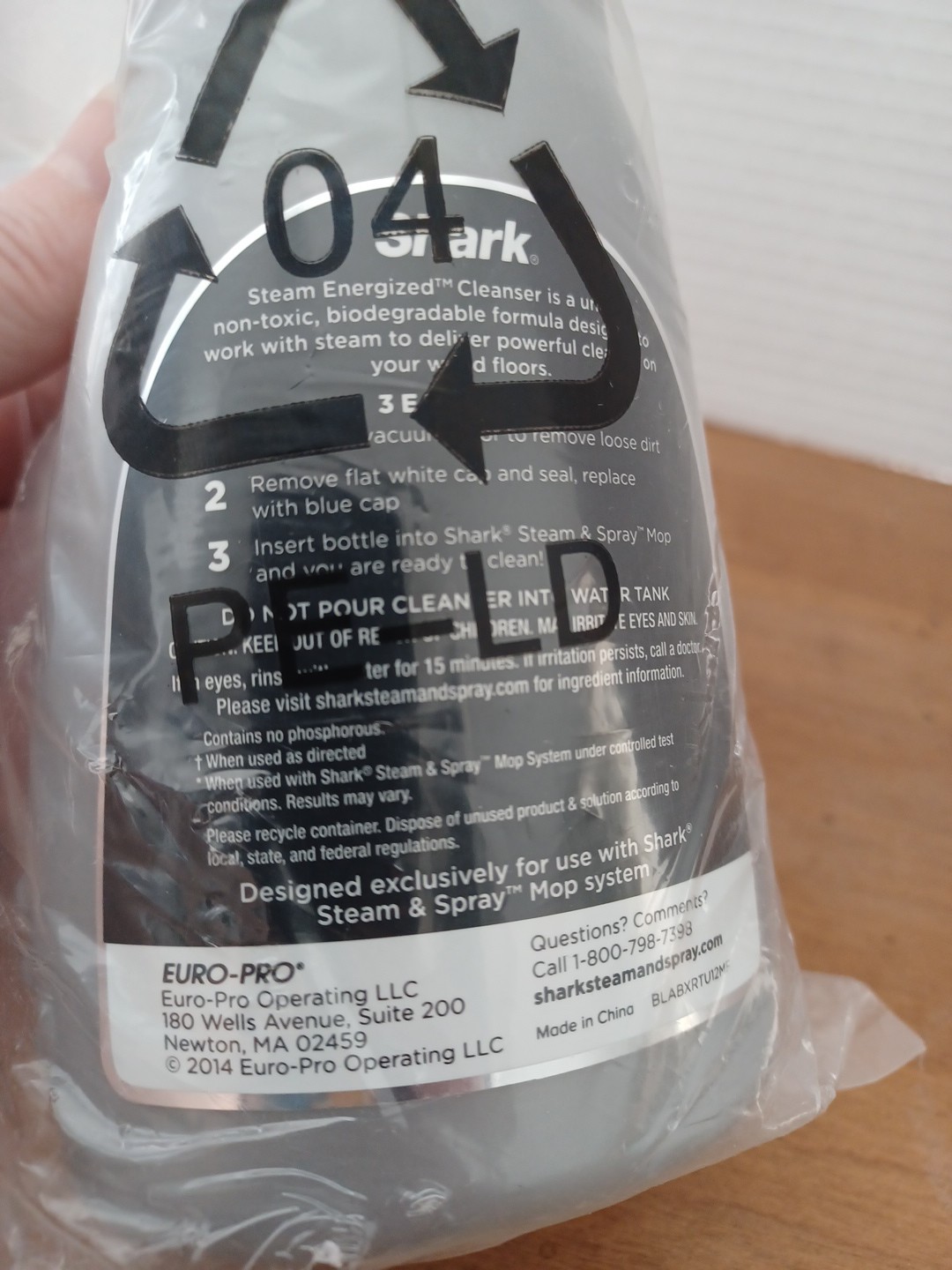 SHARK Steam Energized Cleanser Multi Floor Waterfall Fresh 12oz New Sealed
