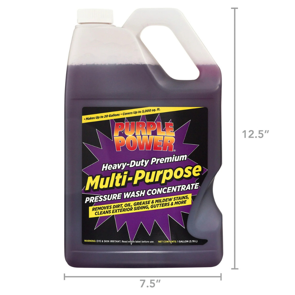 (2 pack) Purple Power Heavy-Duty Premium Multi-Purpose Pressure Wash, 1 Gallon