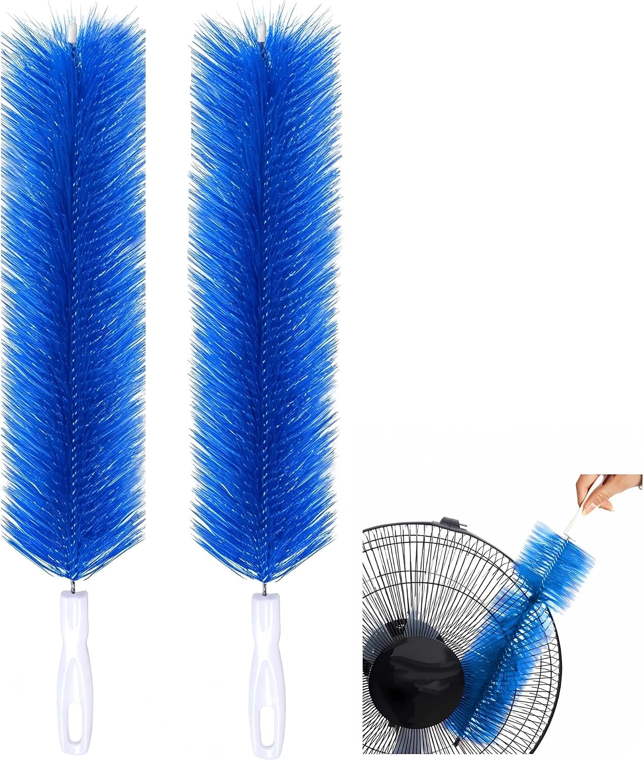 Fan Cleaner Brush, Fan Brush Cobweb Duster Microfiber Duster Ideal for Ceiling