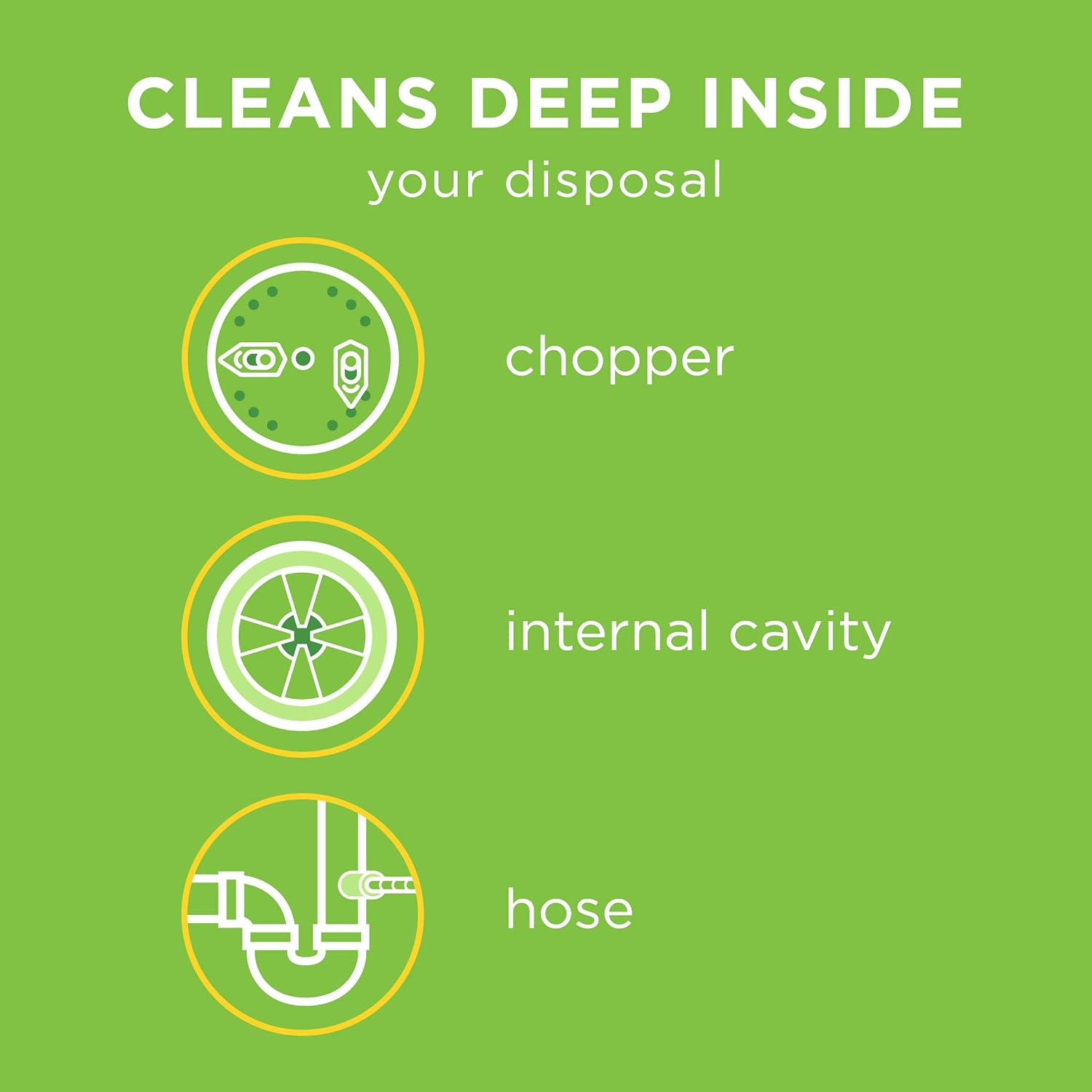 Affresh Garbage Disposal Cleaner Tablets Citrus Scent 3 Count Septic Safe