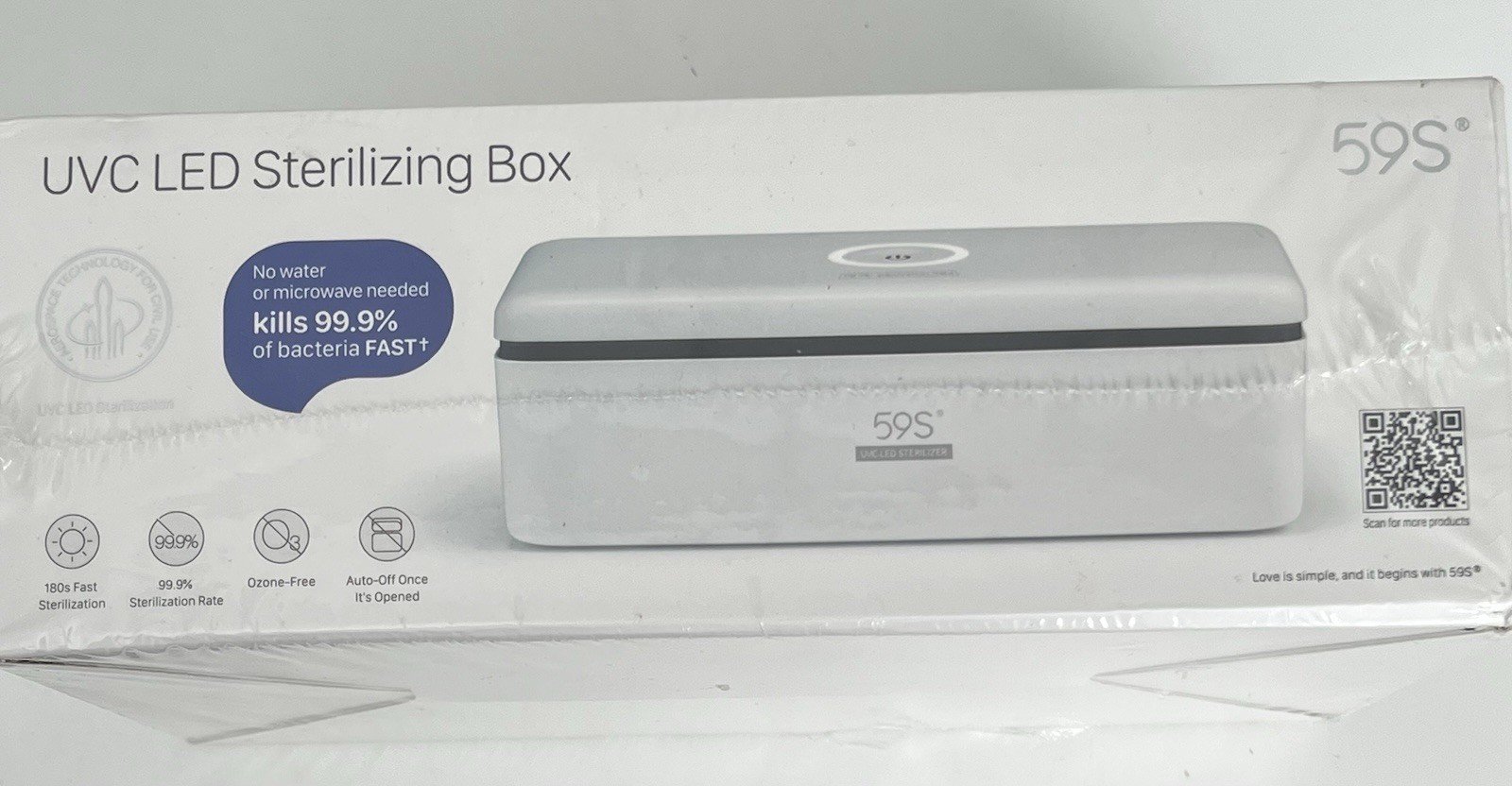 SUNUV LED Sterilizing Box Jewelry Glasses Phone Beauty Tool Disinfect S2 59S New