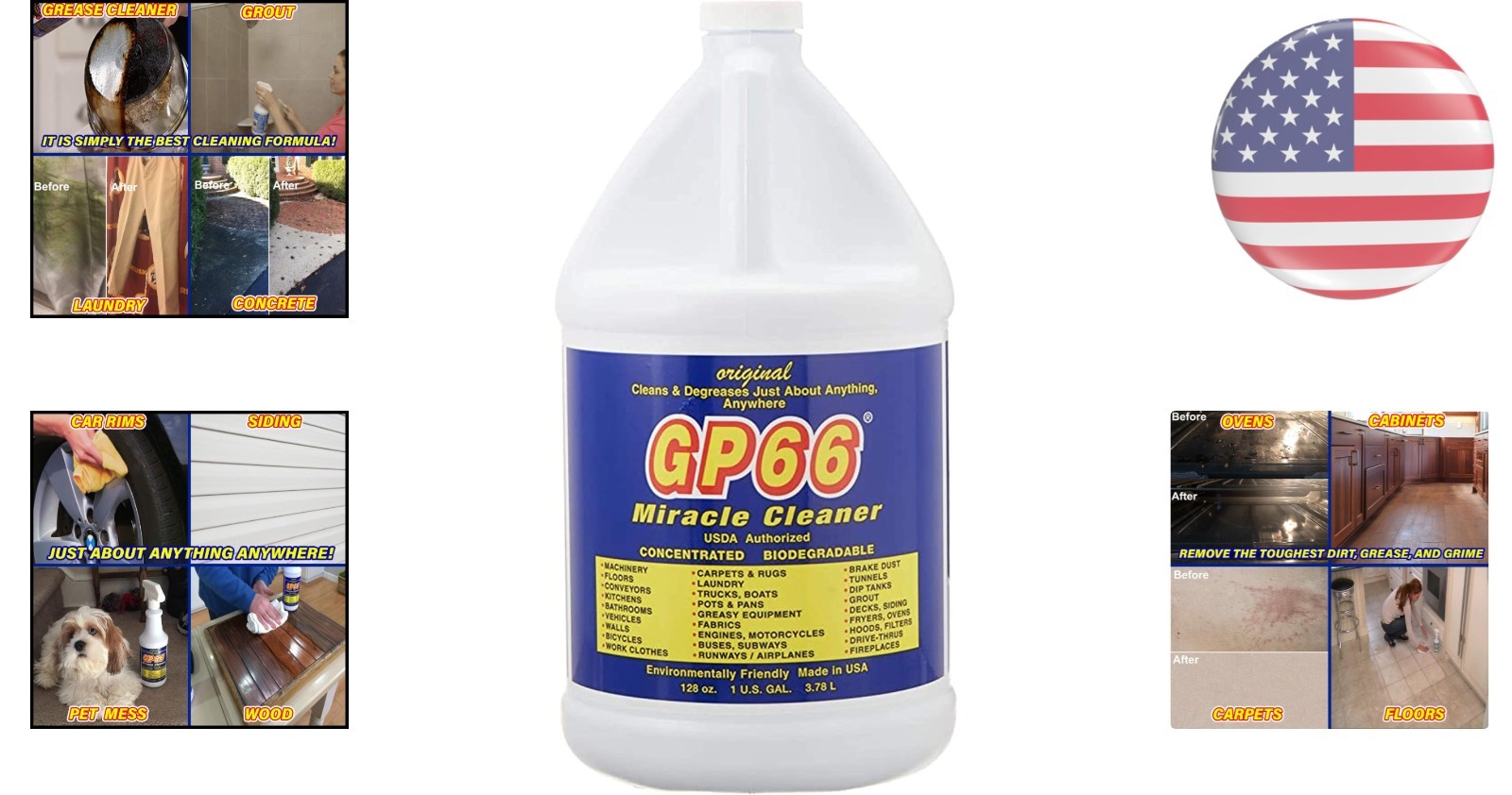 NSF Approved 1 Gallon Green Miracle Cleaner – Safe, Powerful All-Purpose Formula