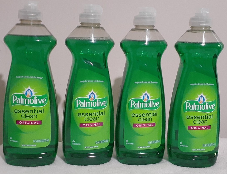 Palmolive Original Essential Clean 12.6 oz Lot Set of 4 Ultra Dish Liquid