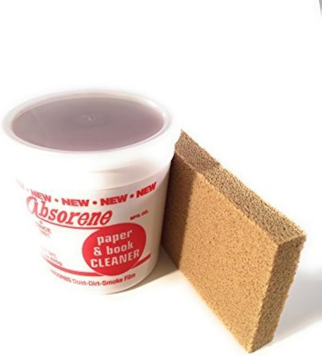 Book Cleaner and Dirt Eraser (Bundle- 2 Items) for Cleaning Dirt and Dust off Bo