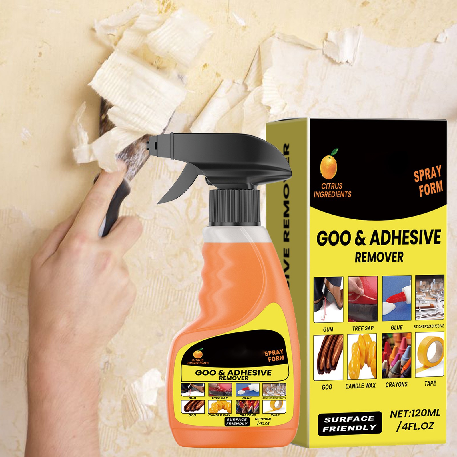 Cars Adhesive Remover Glue Removal Liquid Tape Remover Sticker Lifter