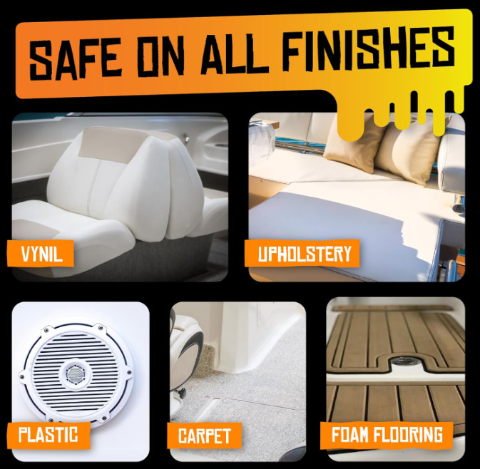 Boat Juice 2in1 Interior Boat Cleaner & Protectant Spray | Vinyl Boat Seat