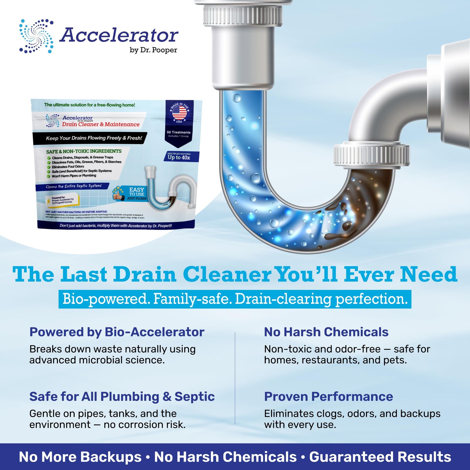 Drain Cleaner & Maintenance – Keeps Drains, Pipes, & Grease Traps Clean and F…