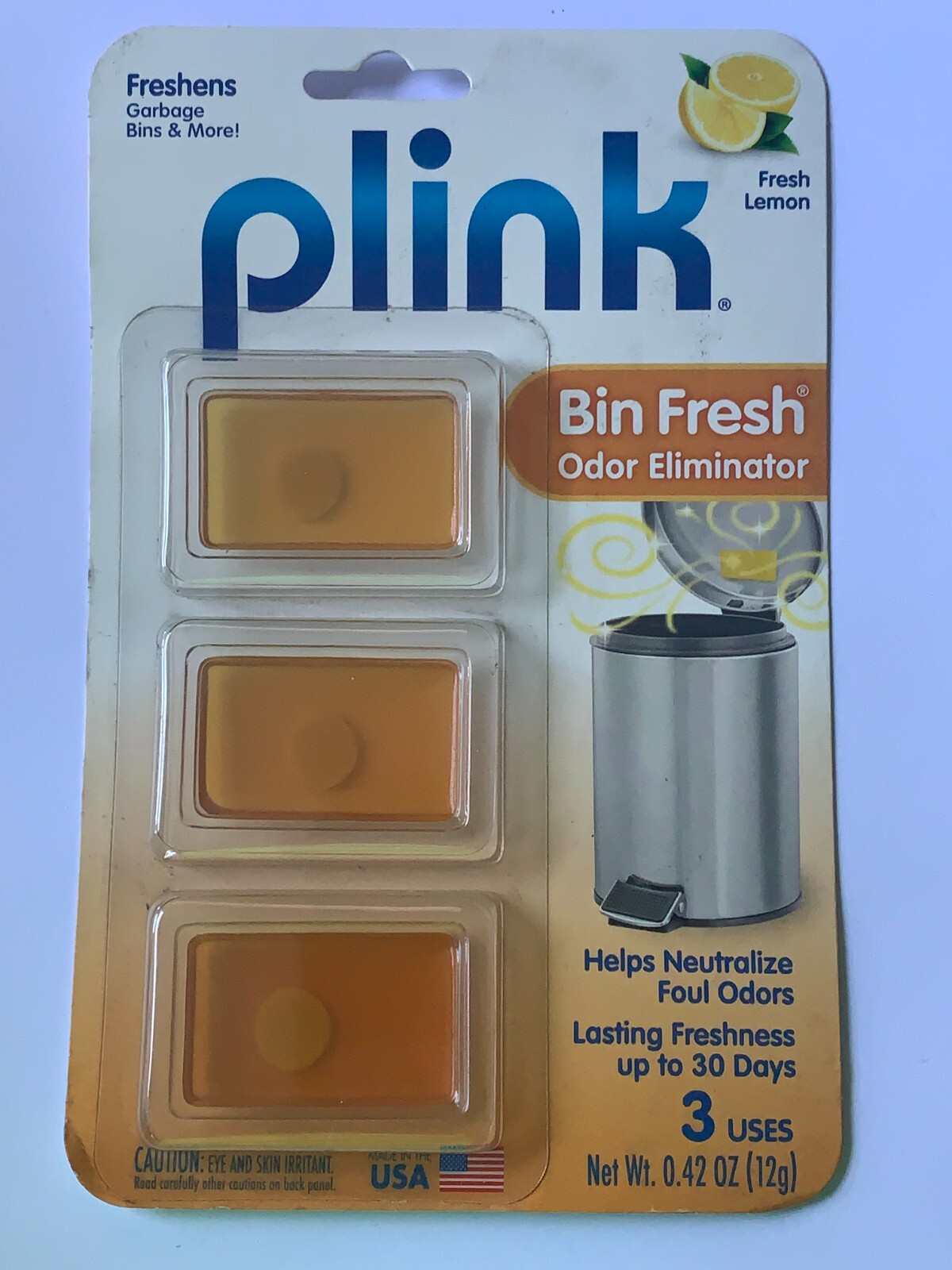 Plink Fresh Spaces Garbage Odor Eliminator, 3 Count