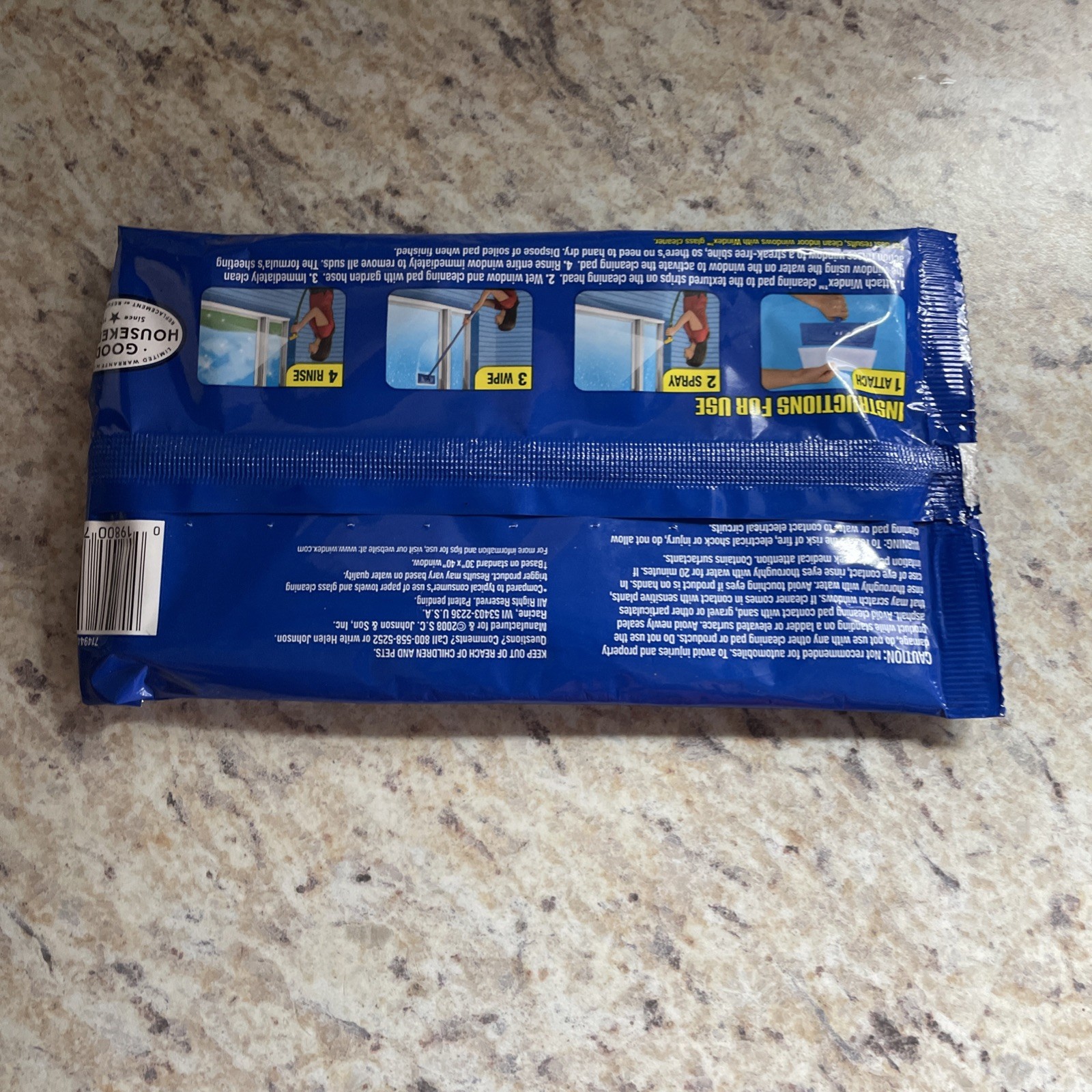 READ- 1 Windex Outdoor Refill Cleaning Pads Windows All-In-One Package Open