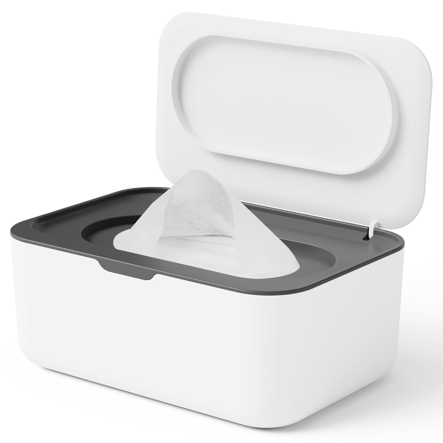 Wipes Dispenser, Wipe Holder for Baby & Adult, Seposeve Refillable Baby Wipe Con