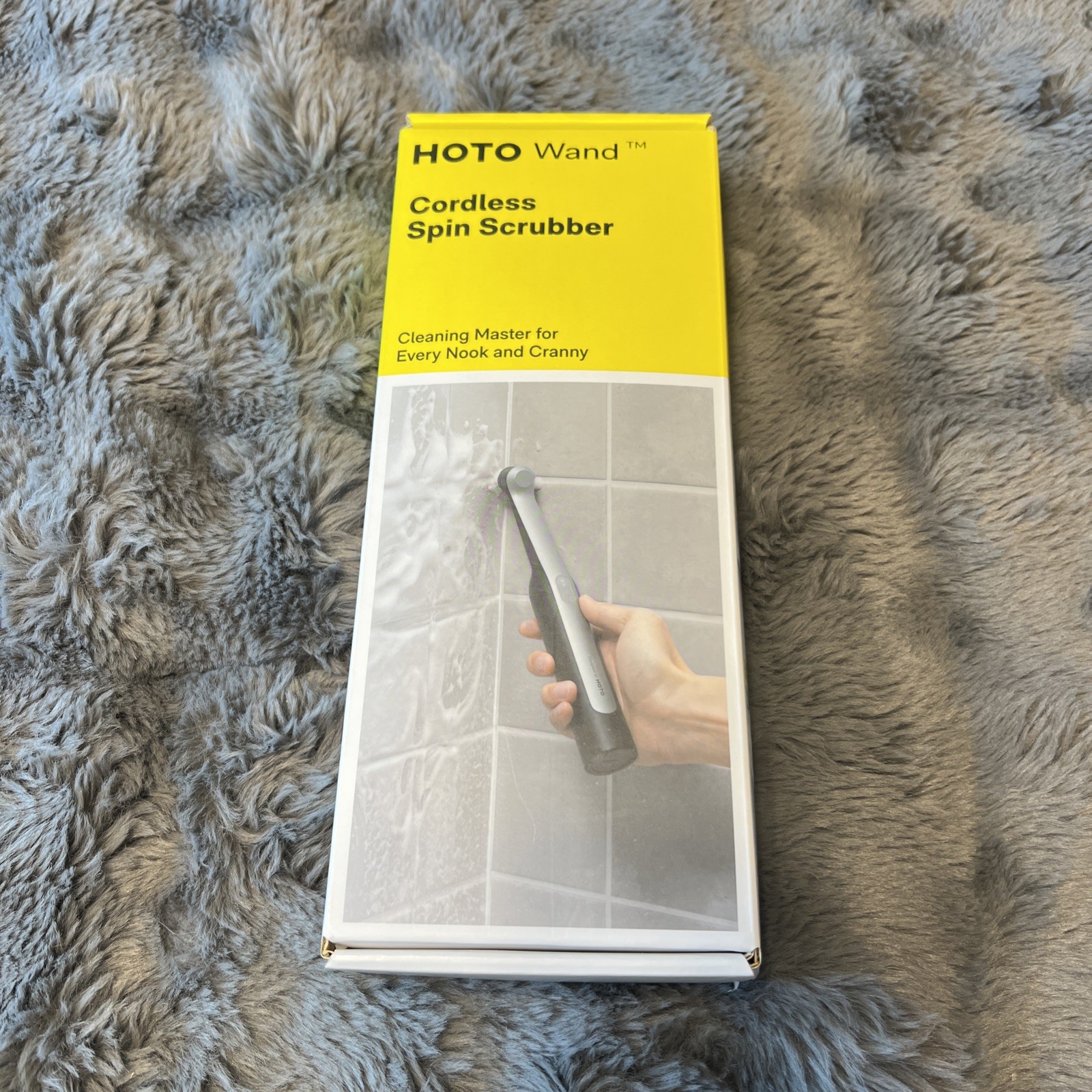 Hoto Wand Cordless Spin Scrubber Handheld Multiple Heads Cleaning