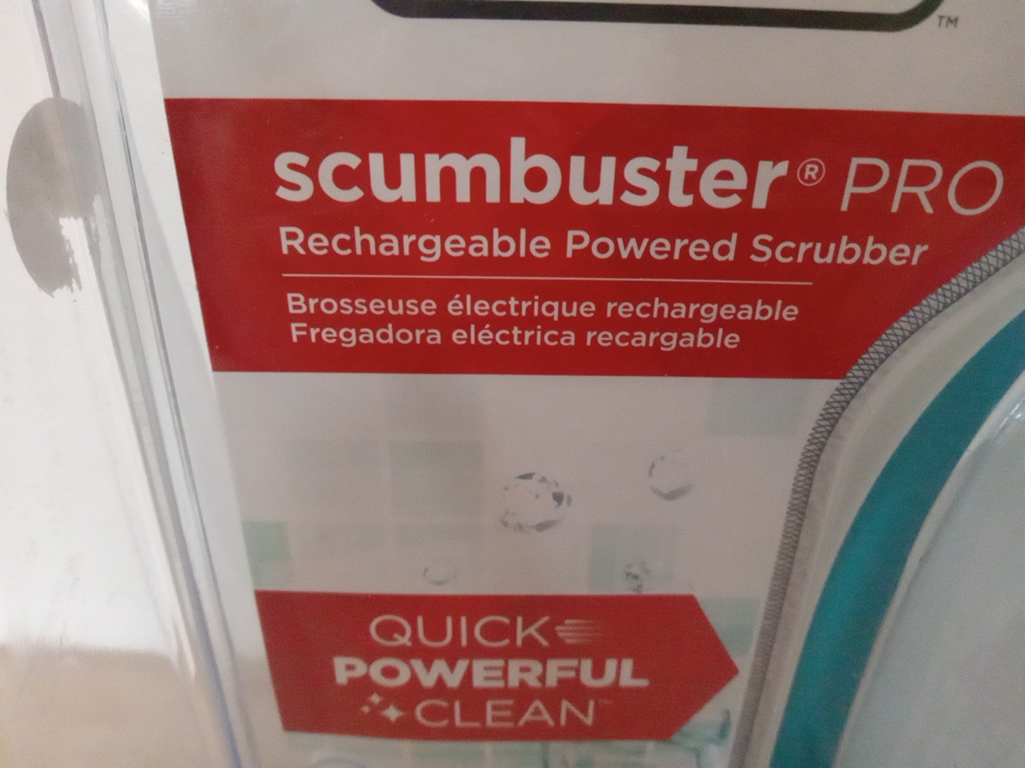 Black & Decker Scumbuster Pro Rechargeable Powered Scrubber Pro BHPC210 NEW