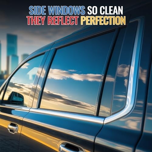 Glass Cleaner & Rain Repellent – Premium Ceramic 2-in-1 Formula Cleans &