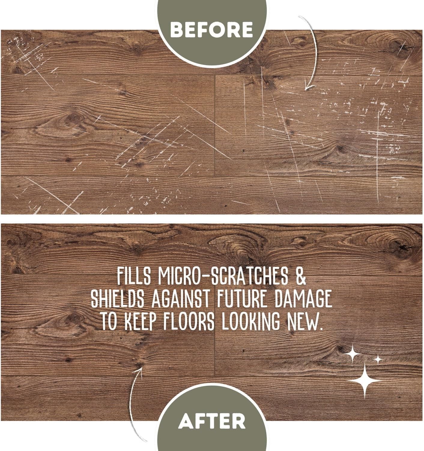 64oz Safer Choice Hardwood Cleaner, pH Neutral, Easy Squirt Application