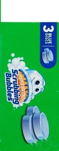 Scrubbing Bubbles Toilet Cleaner Drop Ins Tablets, 2 Scent,3 Count Pack of 1.