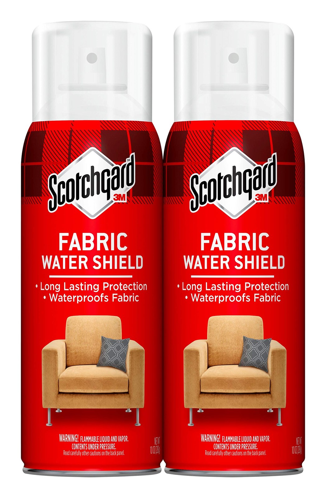 Scotchgard Outdoor and Indoor Water Shield Fabric Spray 42 Ounce (Pack of 4)