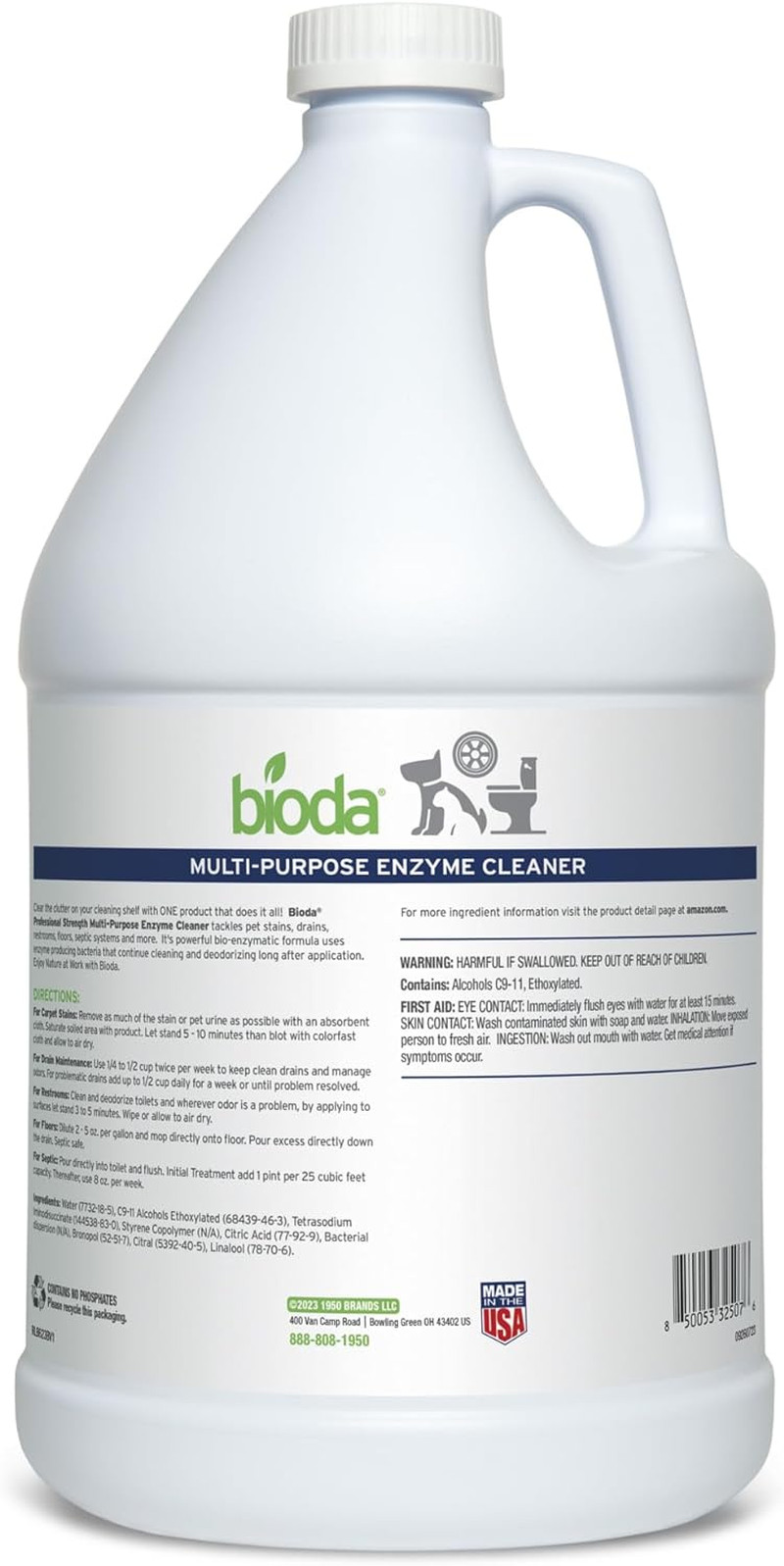 Multi-Purpose Probiotic Enzyme Cleaner and Deodorizer | Professional Strength |
